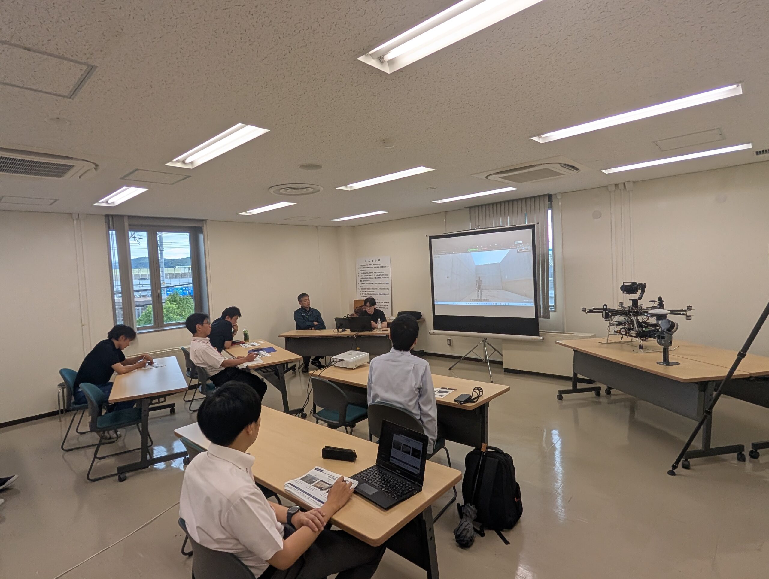 建設DX４選＋1　第4回　「L型擁壁の3次元計測実演と建設DX活用」を開催しました